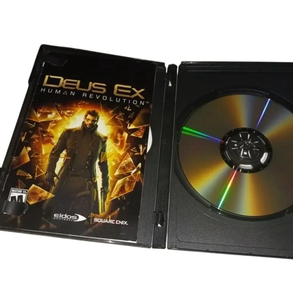 Deus Ex:‎ Human Revolution PC DVD-ROM Action RPG Game Square Enix CIB tested